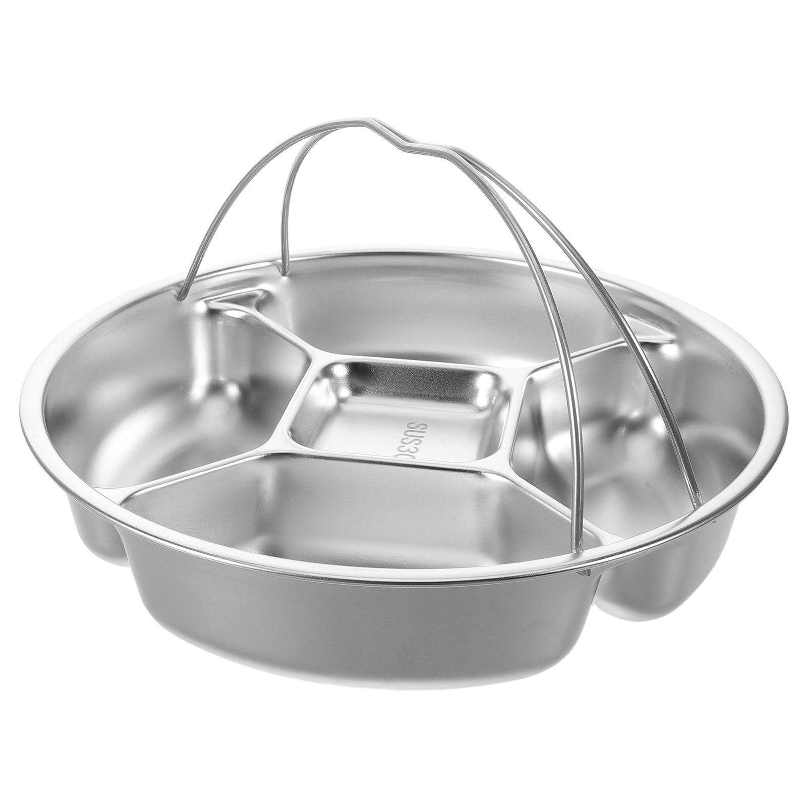 Meal Prep Diet - Тарелка из нержавеющей стали с 5